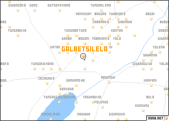 map of Galbe Tsilela