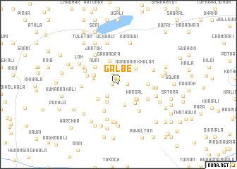 map of Galbe