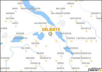 map of Galbiate