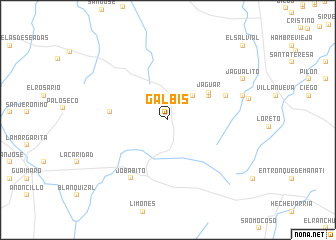map of Galbis