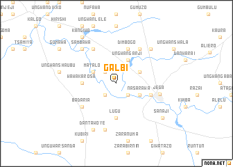 map of Galbi