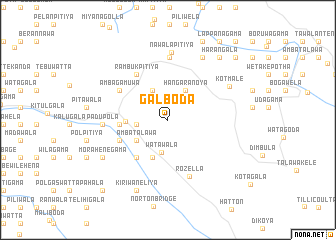 map of Galboda