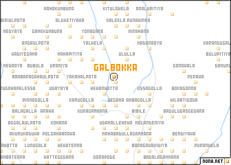 map of Galbokka