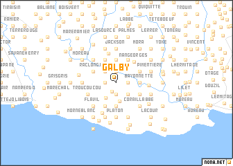 map of Galby