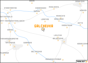 map of Gal\