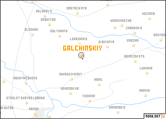 map of Galchinskiy