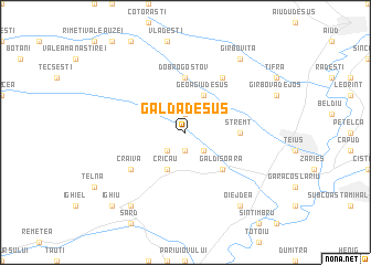 map of Galda de Sus