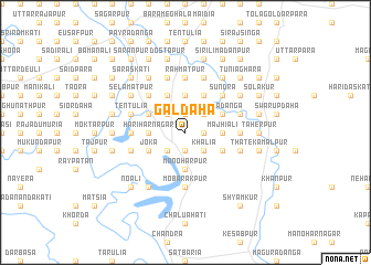 map of Gāldaha