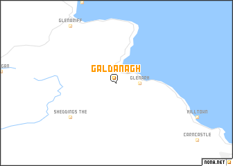 map of Galdanagh