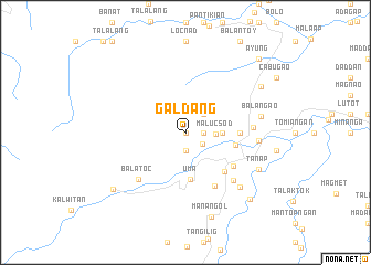 map of Galdang