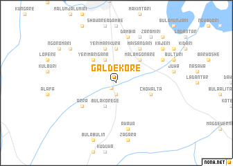 map of Galdekore