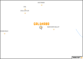 map of Galdhabo