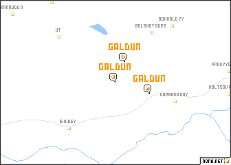 map of Galdun