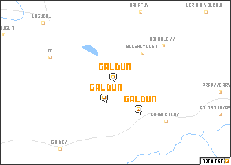 map of Galdun