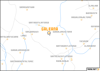 map of Galeana