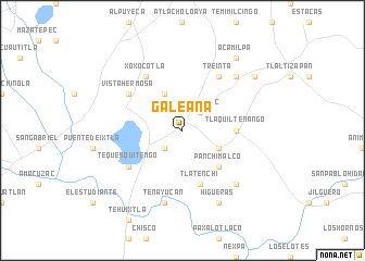 map of Galeana