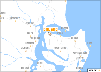 map of Galeão