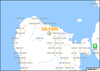 map of Galebas