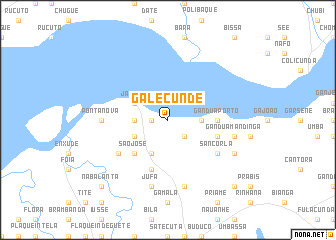 map of Galecunde