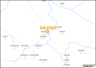 map of Galedou