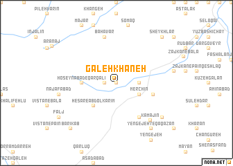 map of Galeh Khāneh