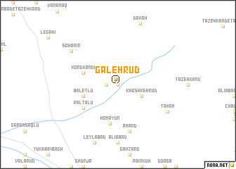 map of Galeh Rūd