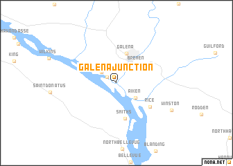 map of Galena Junction