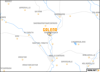 map of Galena