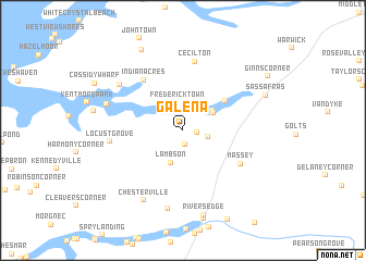 map of Galena