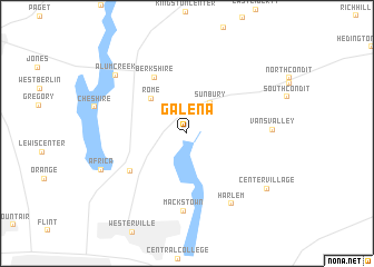 map of Galena