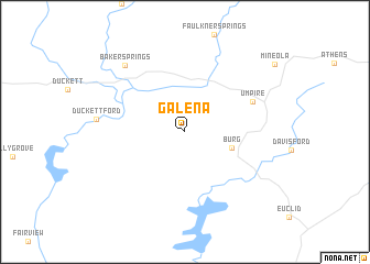 map of Galena