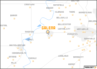 map of Galena