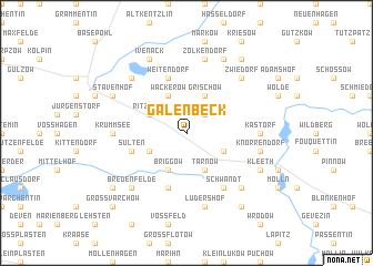 map of Galenbeck