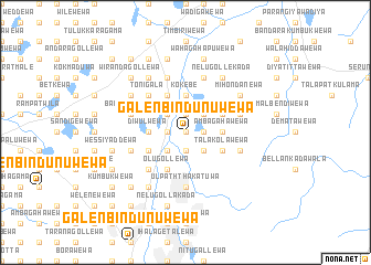 map of Galenbindunuwewa