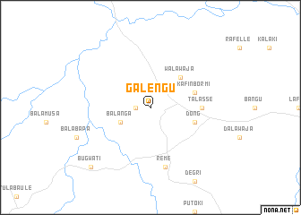 map of Galengu