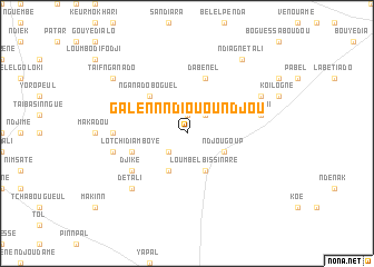 map of Galenn Ndiououndjou