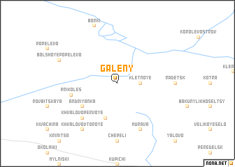 map of Galëny