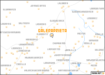 map of Galera Prieta
