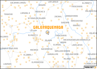 map of Galera Quemada