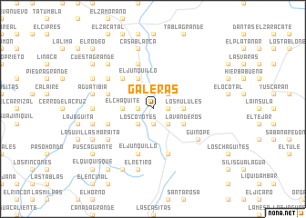 map of Galeras