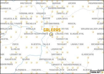 map of Galeras