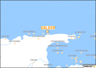 map of Galera