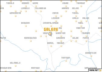 map of Galéré