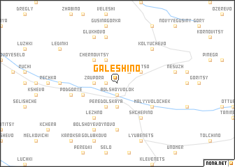 map of Galeshino