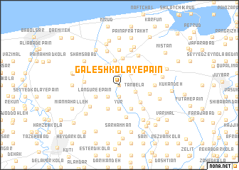 map of Gālesh Kolā-ye Pā\