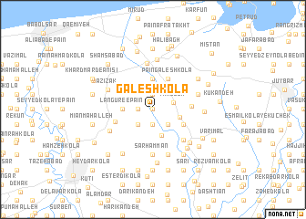 map of Gālesh Kolā