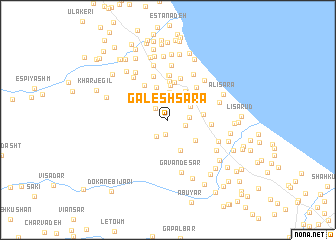 map of Gālesh Sarā