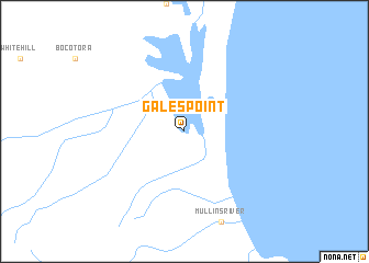 map of Gales Point