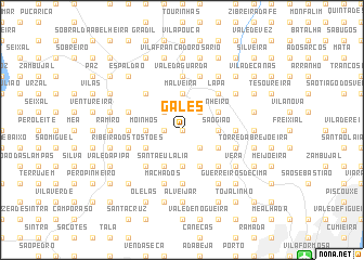 map of Galés