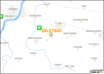 map of Galetown